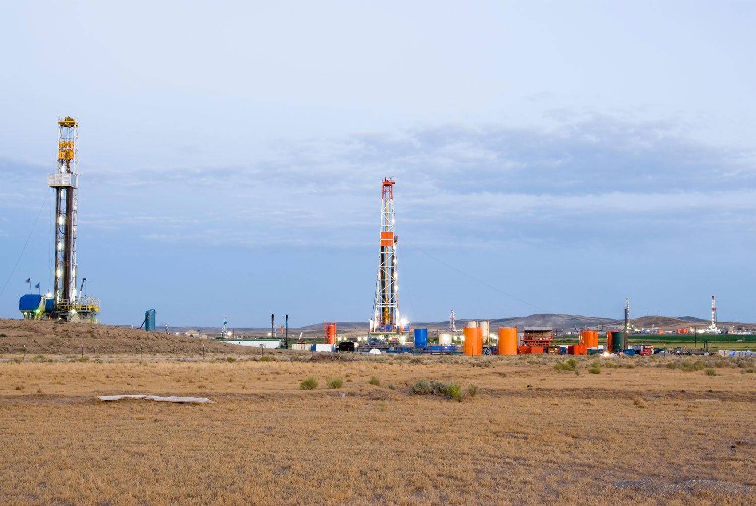 oil gas rig wyoming